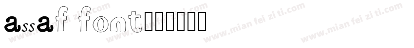 assaf font字体转换
